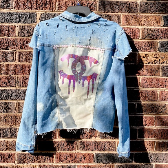 Custom  High low  Jean Jacket - Picture 11 of 11